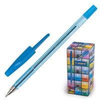 Ручка шариковая, Синяя, корпус прозрачный, металл. наконечник, толщ.письма 0,5 мм, BEIFA - 9 руб. в alfabook