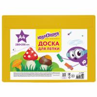 Доска для лепки А4, 280х200 мм, желтая, ЮНЛАНДИЯ, 270557 - 146 руб. в alfabook