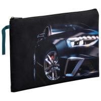 Папка для тетрадей BRAUBERG А4, 1 отделение, полиэстер, на молнии, с ручкой, Super car, 272171 - 338 руб. в alfabook