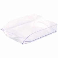 Лоток горизонтальный для бумаг BRAUBERG "Delta", A4 (340х270х60 мм), прозрачный, 237262 - 515 руб. в alfabook