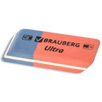 Ластик BRAUBERG "Ultra", 41х14х8 мм, красно-синий, натуральный каучук, 228708 - 32 руб. в alfabook
