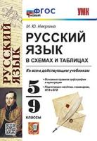 Никулина. УМК. Русский язык в схемах и таблицах 5-9 класс. ФГОС НОВЫЙ - 207 руб. в alfabook