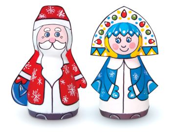 Набор для творчества Дед Мороз и Снегурочка - 245 руб. в alfabook