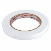Клейкая двухсторонняя лента 12 мм х 5 м, НА ВСПЕНЕННОЙ ОСНОВЕ, 1 мм, прочная, BRAUBERG, 227269 - 153 руб. в alfabook