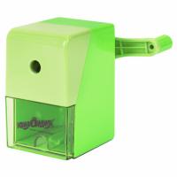 Точилка механическая ЮНЛАНДИЯ "Пастель", для чернографитных и цветных карандашей, корпус зелёный, 272000 - 506 руб. в alfabook