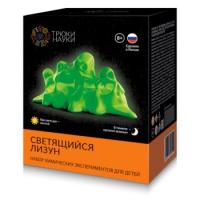 Набор для опытов Светящийся лизун (желтый/зеленый) - 659 руб. в alfabook