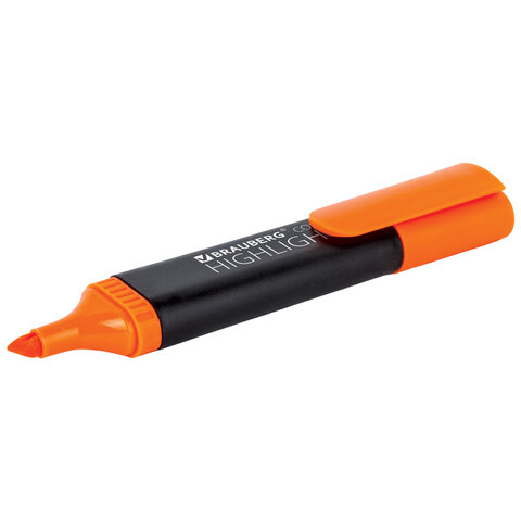 Текстмаркер "Contract" оранжевый, скошенный наконечник 1-5 мм, BRAUBERG - 54 руб. в alfabook