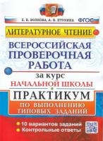 Волкова. ВПР. Литературное чтение за курс начальной школы. Практикум (две краски) - 196 руб. в alfabook