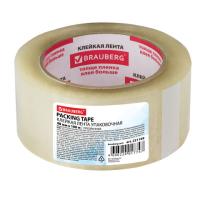 Клейкая лента упаковочная, 48 мм х 100 м, прозрачная, толщина 45 микрон, BRAUBERG, 221109 - 151 руб. в alfabook