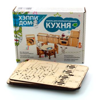 Набор кукольной мебели Кухня - 351 руб. в alfabook