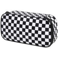 Пенал-органайзер BRAUBERG, 1 отделение, полиэстер, 22x11,5x6 см, "Black and White", 271572 - 1 037 руб. в alfabook