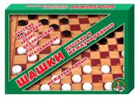 Настольная игра Шашки большие (международные и русские) - 371 руб. в alfabook