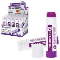 Клей-карандаш BRAUBERG, 15 г, обесцвечивающийся после высыхания, 220874 - 97 руб. в alfabook