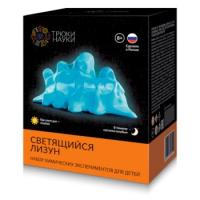 Набор для опытов Светящийся лизун (голубой/голубой) - 659 руб. в alfabook