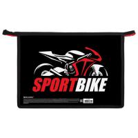 Папка для труда на молнии BRAUBERG А4, 2 отделения, органайзер, "Sport bike", 270981 - 403 руб. в alfabook
