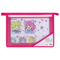 Папка для труда BRAUBERG А4, 2 отделения, пластик, молния сверху, органайзер, "Anime party", 272214 - 436 руб. в alfabook