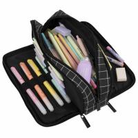 Пенал-органайзер BRAUBERG, 2 откидные планки, полиэстер, 23x9х7 см, "Checkered", 272316 - 813 руб. в alfabook