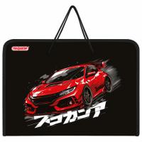 Папка для труда на молнии с ручками ПИФАГОР А4, 1 отделение, пластик, органайзер, "Street race", 273389 - 492 руб. в alfabook