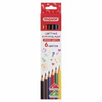 Карандаши цветные ПИФАГОР ЭКО "КЛАССИК", 6 цветов, шестигранные, 182047 - 50 руб. в alfabook