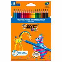 Карандаши цветные BIC "Kids ECOlutions Evolution", 18 цветов, пластиковые, заточенные, европодвес, 937513 - 916 руб. в alfabook