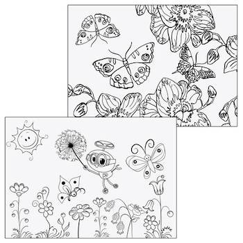 Альбом для рисования, А4, 8 листов, "Бабочки", ЮНЛАНДИЯ - 24 руб. в alfabook