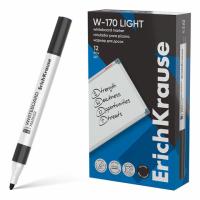 Маркер стираемый для белой доски, ЧЕРНЫЙ, ERICH KRAUSE "W-170 Light", круглый наконечник, 2,5 мм, 63567 - 86 руб. в alfabook