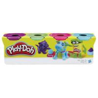 Пластилин PLAY-DOH Hasbro  4 цв., 546г, баночки в коробке, B5517 - 482 руб. в alfabook