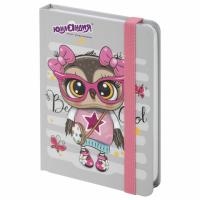 Блокнот с резинкой в клетку 96 л., МАЛЫЙ ФОРМАТ А6 (109х148 мм), твердая обложка, ЮНЛАНДИЯ, "Совушка", 113743 - 271 руб. в alfabook