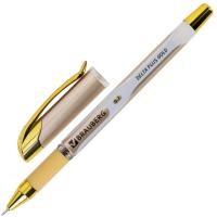 Ручка шариковая масляная с грипом BRAUBERG "Delta Plus Gold", СИНЯЯ, пишущий узел 0,7 мм, линия письма 0,35 мм, 144256 - 127 руб. в alfabook