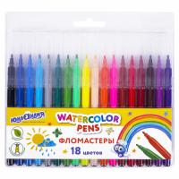 41	152479	Фломастеры ЮНЛАНДИЯ 18 цветов "КЛАССНЫЕ!", вентилируемый колпачок, ПВХ, 152479	Китай	295	283	272