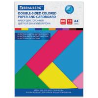 Набор картона и бумаги А4 ТОНИРОВАННЫЕ (белый 16 л., цветной 64 л., бумага 20 л.), BRAUBERG, 115091 - 1 024 руб. в alfabook