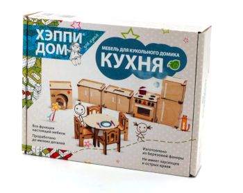 Набор кукольной мебели Кухня - 351 руб. в alfabook