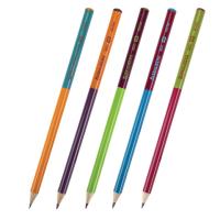 Карандаш чернографитный BRAUBERG "MIX", 1 шт., HB, корпус ассорти, 181761 - 20 руб. в alfabook