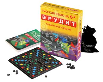 Настольная игра Эрудит подарочный набор - 1 287 руб. в alfabook
