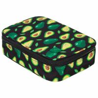 Пенал-косметичка BRAUBERG БОЛЬШОЙ, 1 отделение, 1 откидная планка, ткань, 21x15x6 см, "Avocado", 270706 - 976 руб. в alfabook