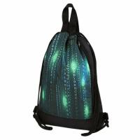 Мешок для обуви ЮНЛАНДИЯ, с ручками, боковой карман на молнии, 46х36 см, "Matrix", 271068 - 720 руб. в alfabook