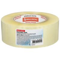 Клейкая лента упаковочная 48 мм х 200 м, прозрачная, толщина 45 микрон, BRAUBERG, 440089 - 395 руб. в alfabook
