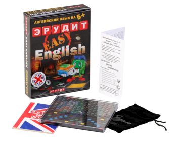 Настольная игра Эрудит easy english-подарочный - 1 365 руб. в alfabook