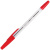Ручка шариковая, Красная, корпус прозрачный, 1 мм, BRAUBERG - 16 руб. в alfabook