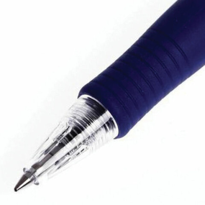 Ручка шариковая масляная синяя, автоматическая "Super Grip", линия 0,32 мм, резиновый упор,  PILOT - 112 руб. в alfabook