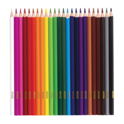 Карандаши цветные, 24 цвета, "ЖИРАФ", пластиковые, классические заточенные, ПИФАГОР - 161 руб. в alfabook