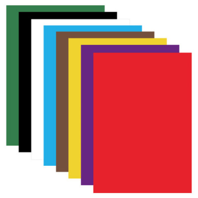 Картон цветной, А4, матовый, 8 листов, 8 цветов, "Дельфин", BRAUBERG - 83 руб. в alfabook