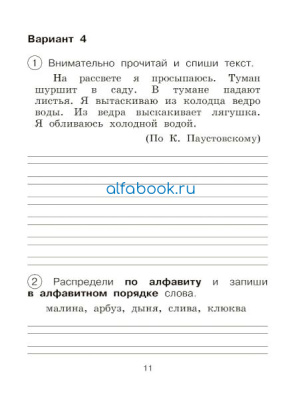 Байкова. Русский язык. 2 класс. ВПР. Подготовка к Всероссийской проверочной работе в тетради - 223 руб. в alfabook