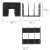 Лоток-сортер для бумаг "Radikal", 3 отделения, 207х212х165 мм, сетчатый, черный, BRAUBERG - 365 руб. в alfabook