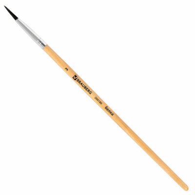 Кисть BRAUBERG, белка, круглая, №3, 200180 - 122 руб. в alfabook