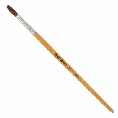 Кисть BRAUBERG, пони, круглая, № 5, 200191 - 55 руб. в alfabook