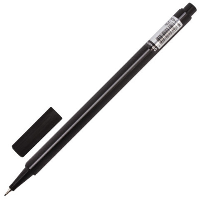 Ручка капиллярная "Aero", ЧЕРНАЯ, трехгранная, линия письма 0,4 мм, BRAUBERG - 33 руб. в alfabook