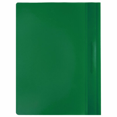 Скоросшиватель пластиковый , А4, зеленый, BRAUBERG - 19 руб. в alfabook