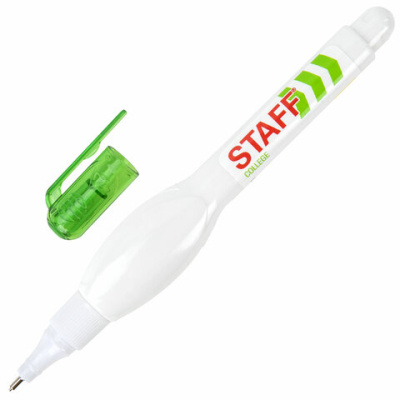 Ручка-корректор STAFF "College", 7 мл, металлический наконечник, 226816 - 58 руб. в alfabook
