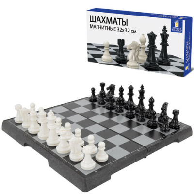 Шахматы магнитные ХИТ классические, доска 25х25 см, ЗОЛОТАЯ СКАЗКА, 665761 - 521 руб. в alfabook